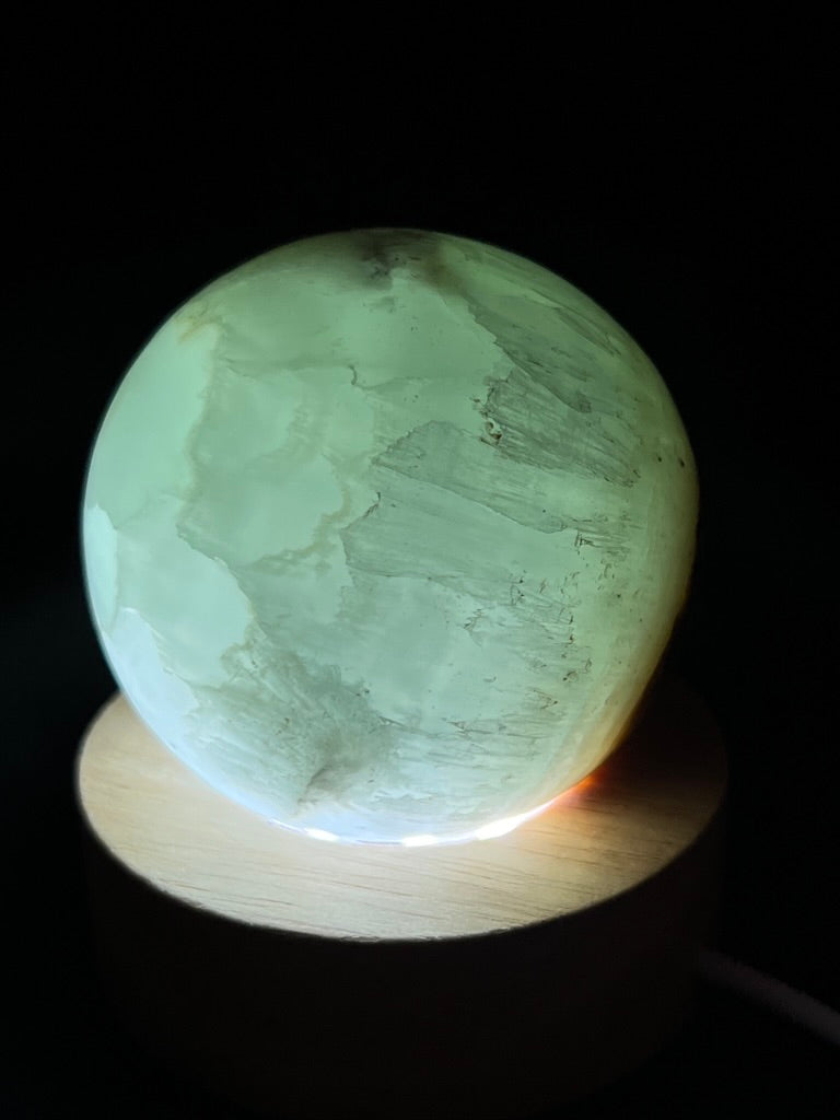 Aqua Caribbean Calcite Sphere