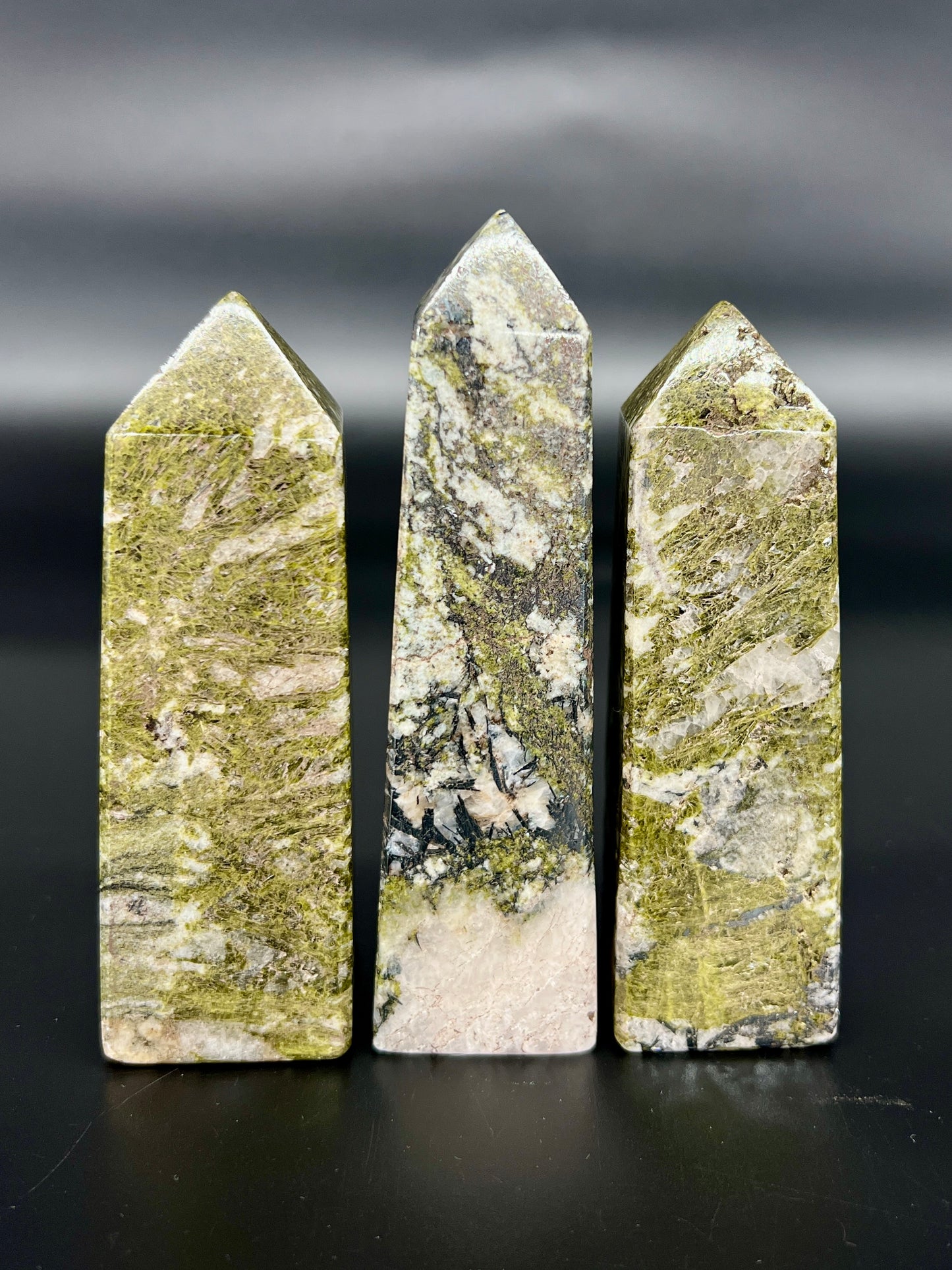 Epidote & Quartz Tower