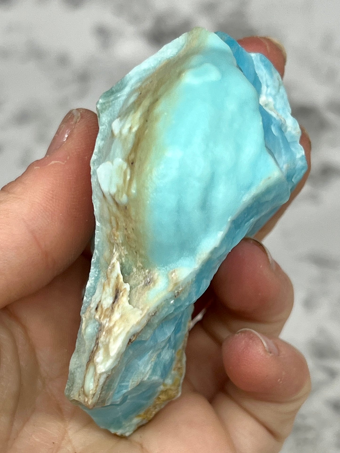 Blue Aragonite Specimen