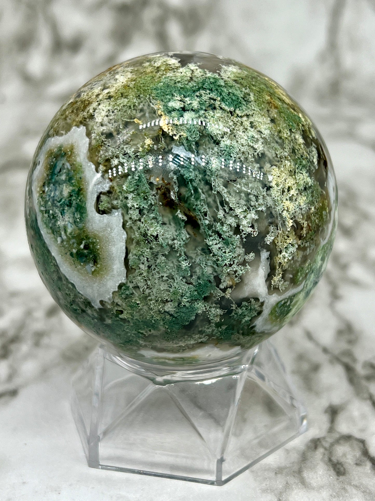 Moss Agate Sphere