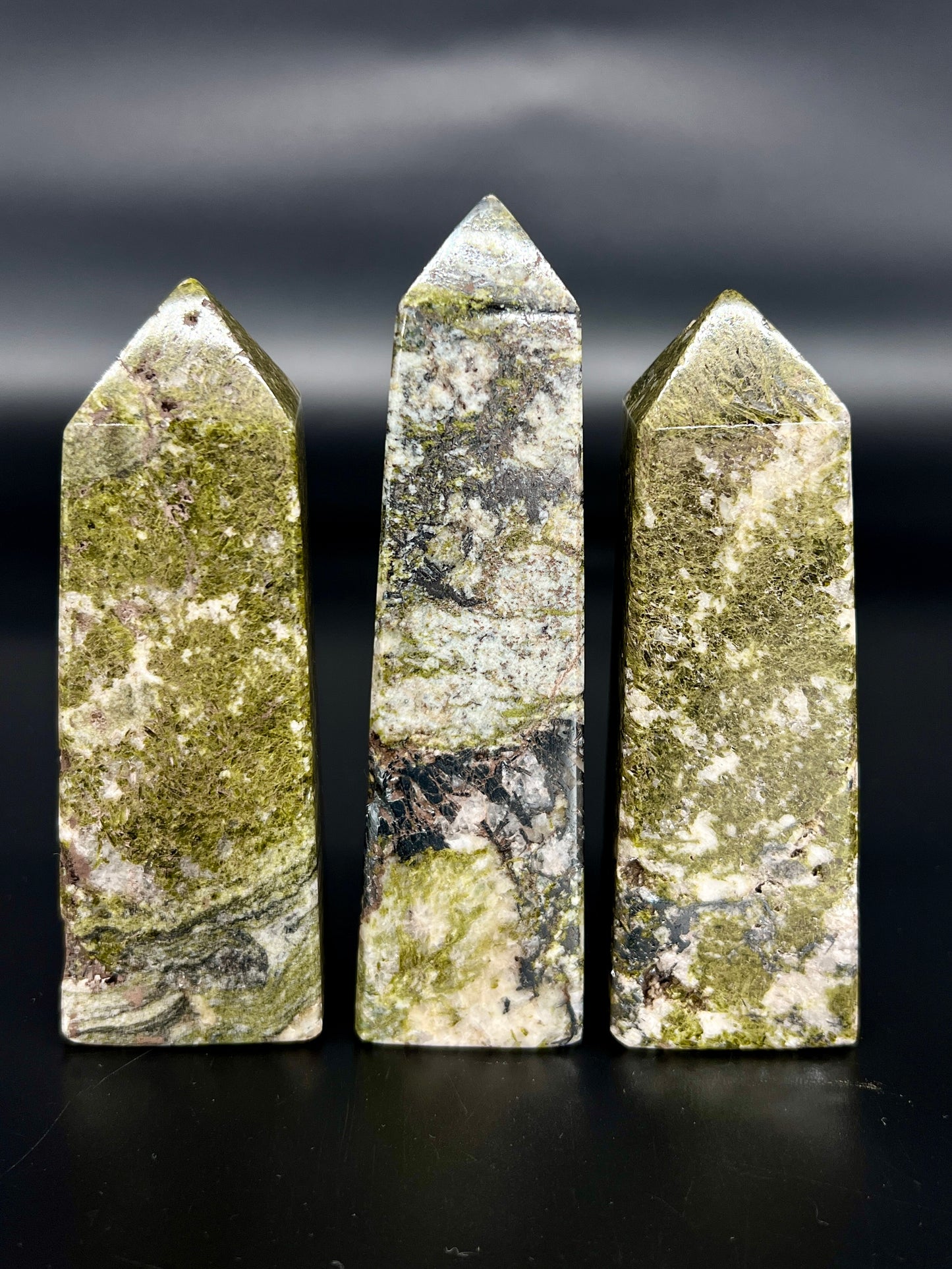 Epidote & Quartz Tower