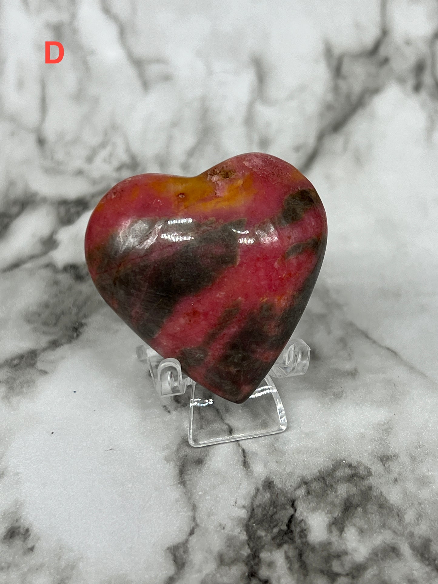 Rhodonite Heart