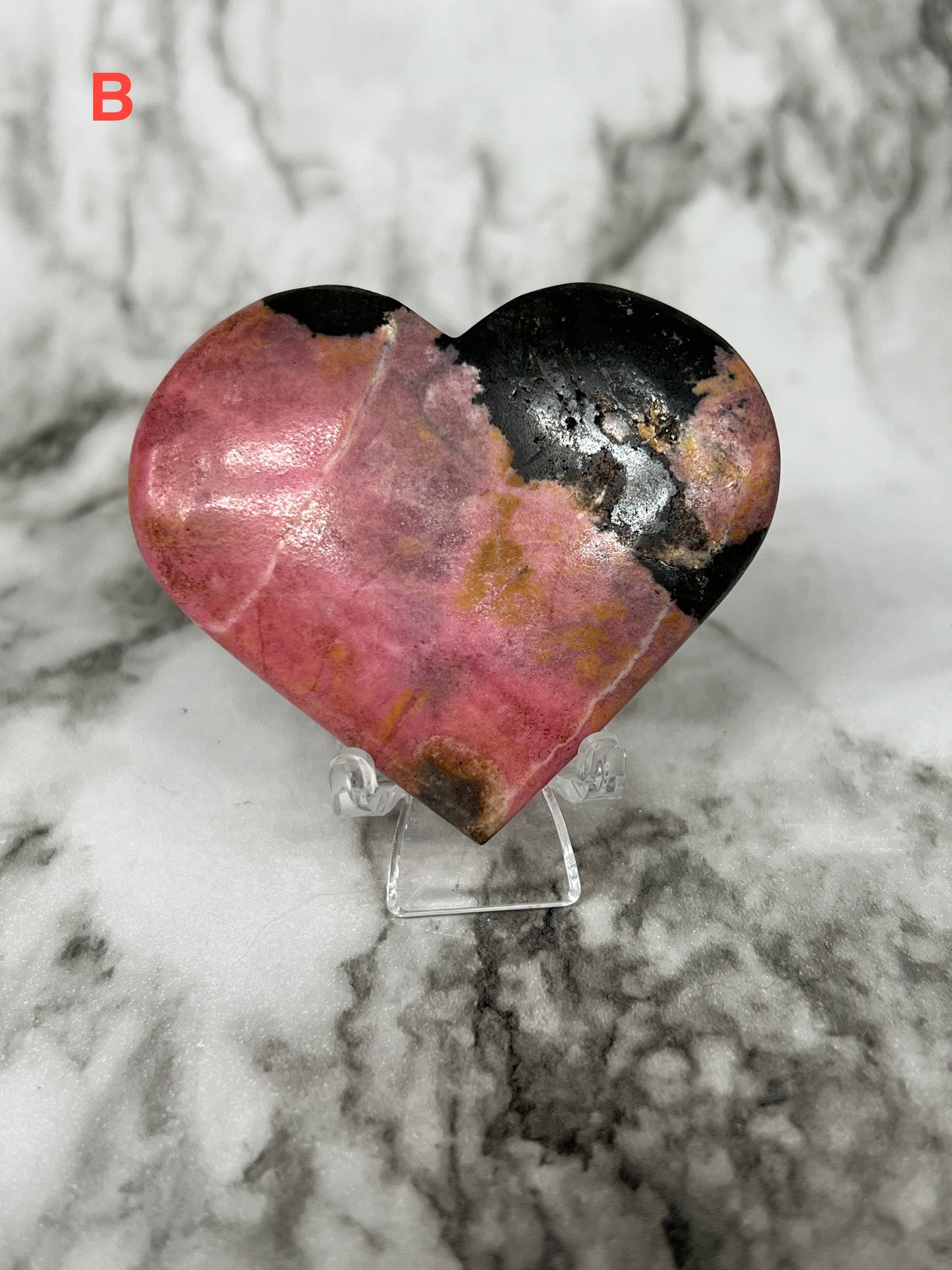 Rhodonite Heart