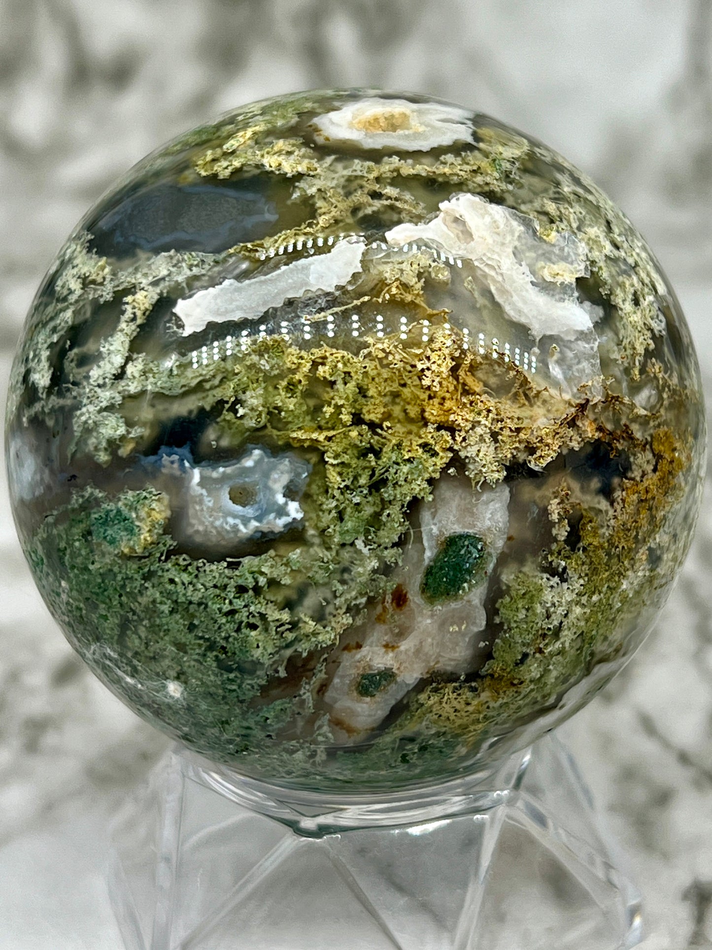 Moss Agate Sphere