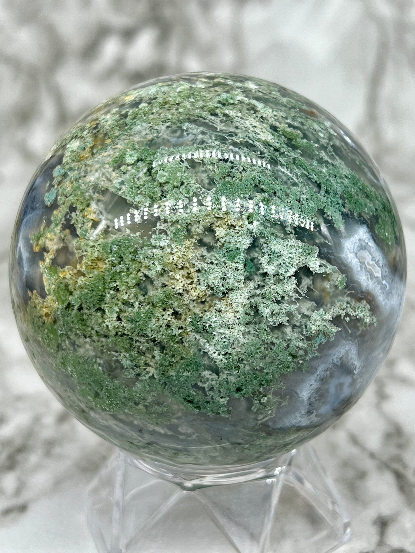 Moss Agate Sphere