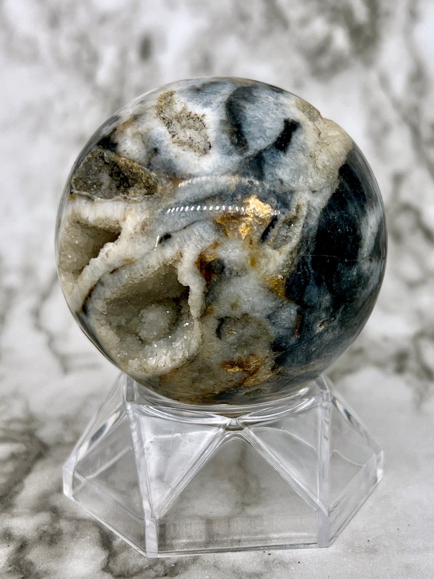 Sphalerite Druzy Sphere