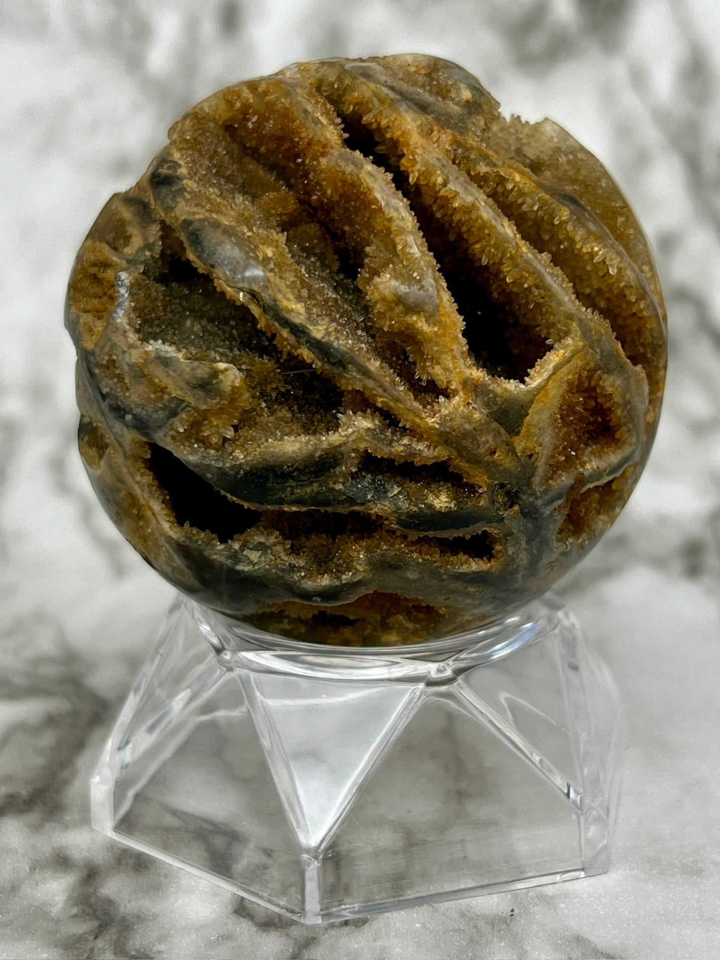 Sphalerite Druzy Sphere