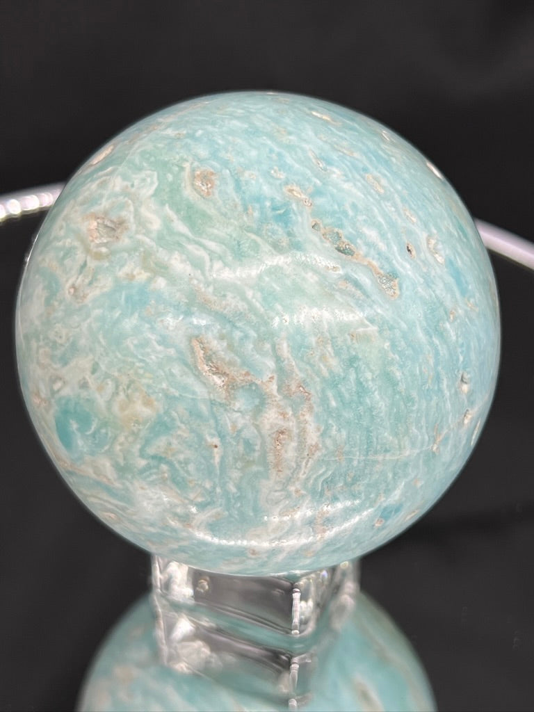 Blue Aragonite & Smithsonite Sphere