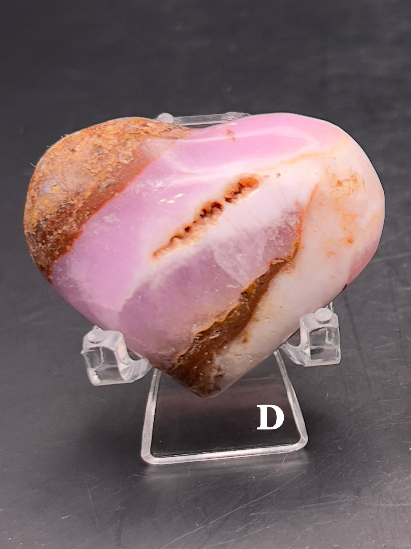 Pink Aragonite Heart ✨ Rare find ✨
