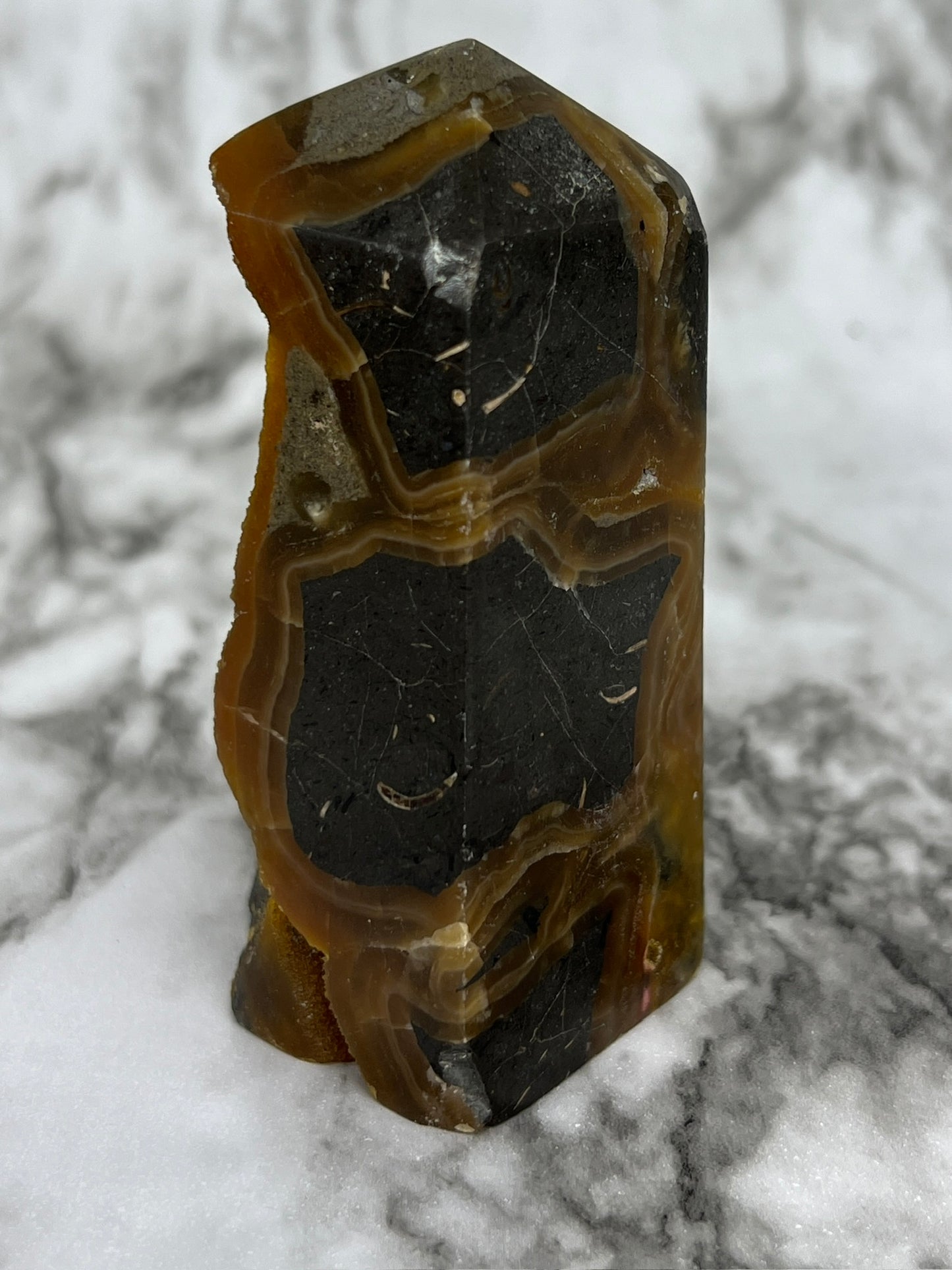 Septarian Druzy Tower