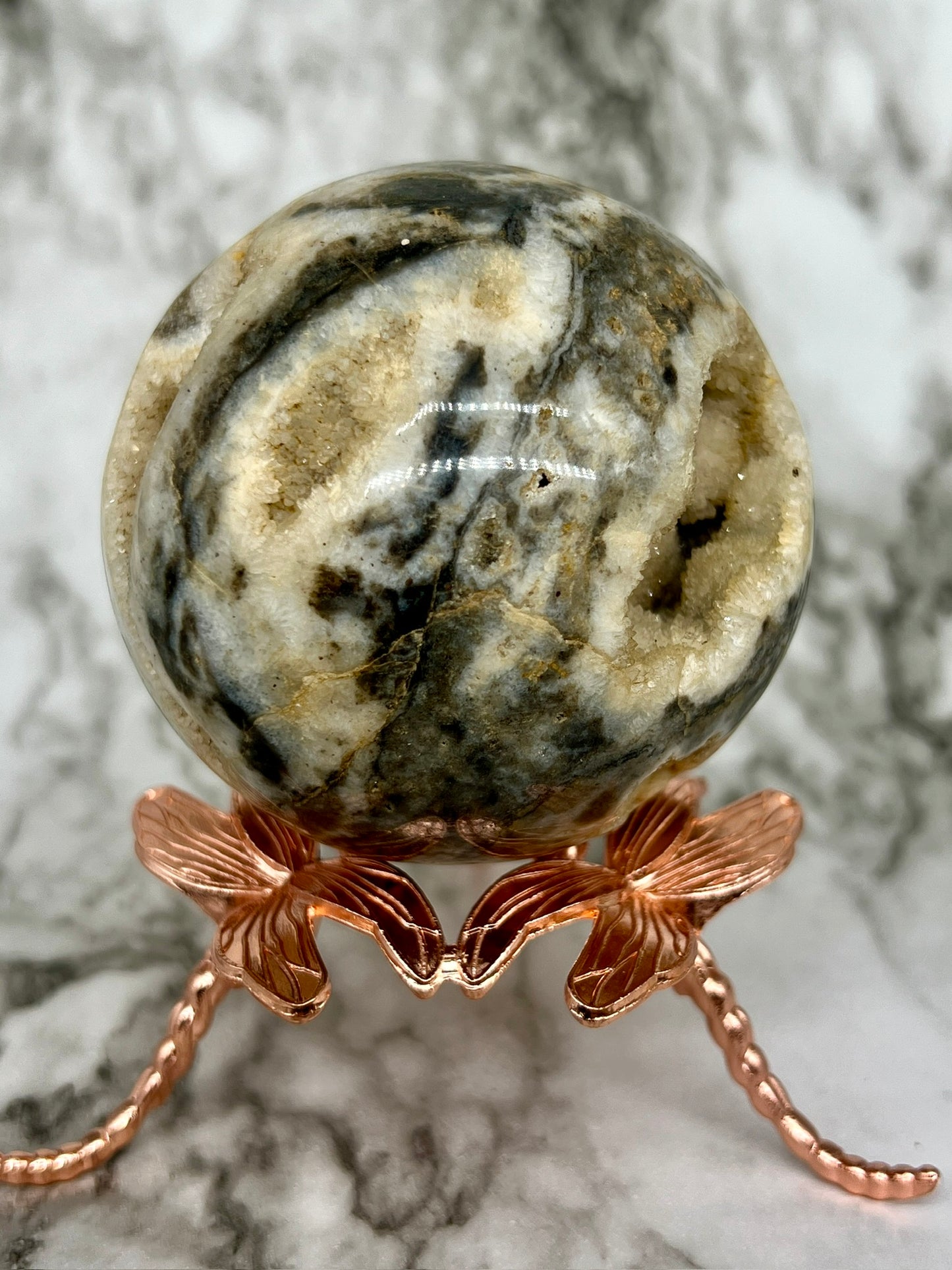 Sphalerite Druzy Sphere