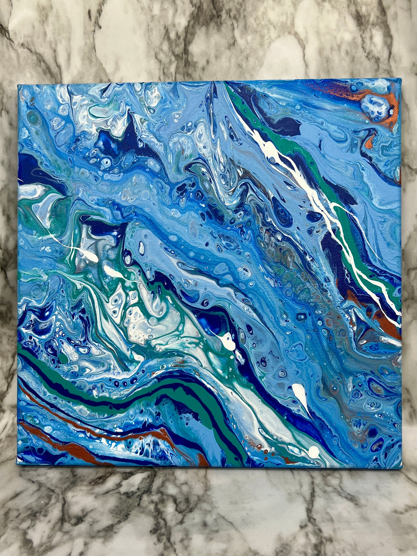 "Serene" Fluid Painting