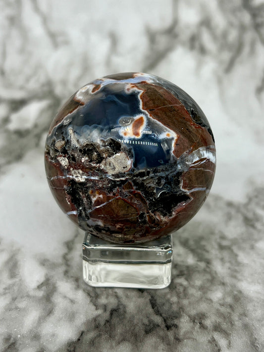 Football Agate Sphere