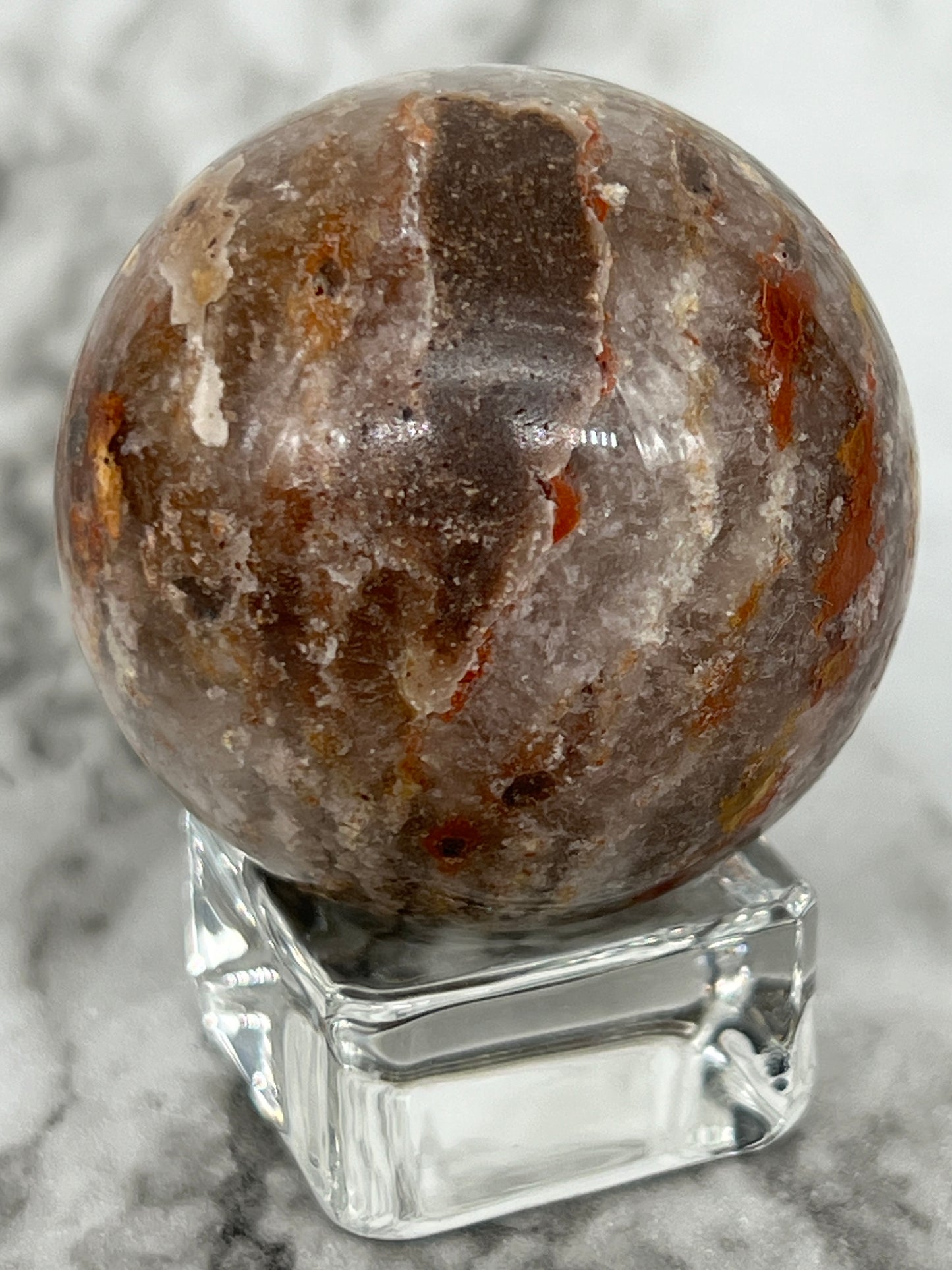 Thousand Layer Garden Quartz Sphere