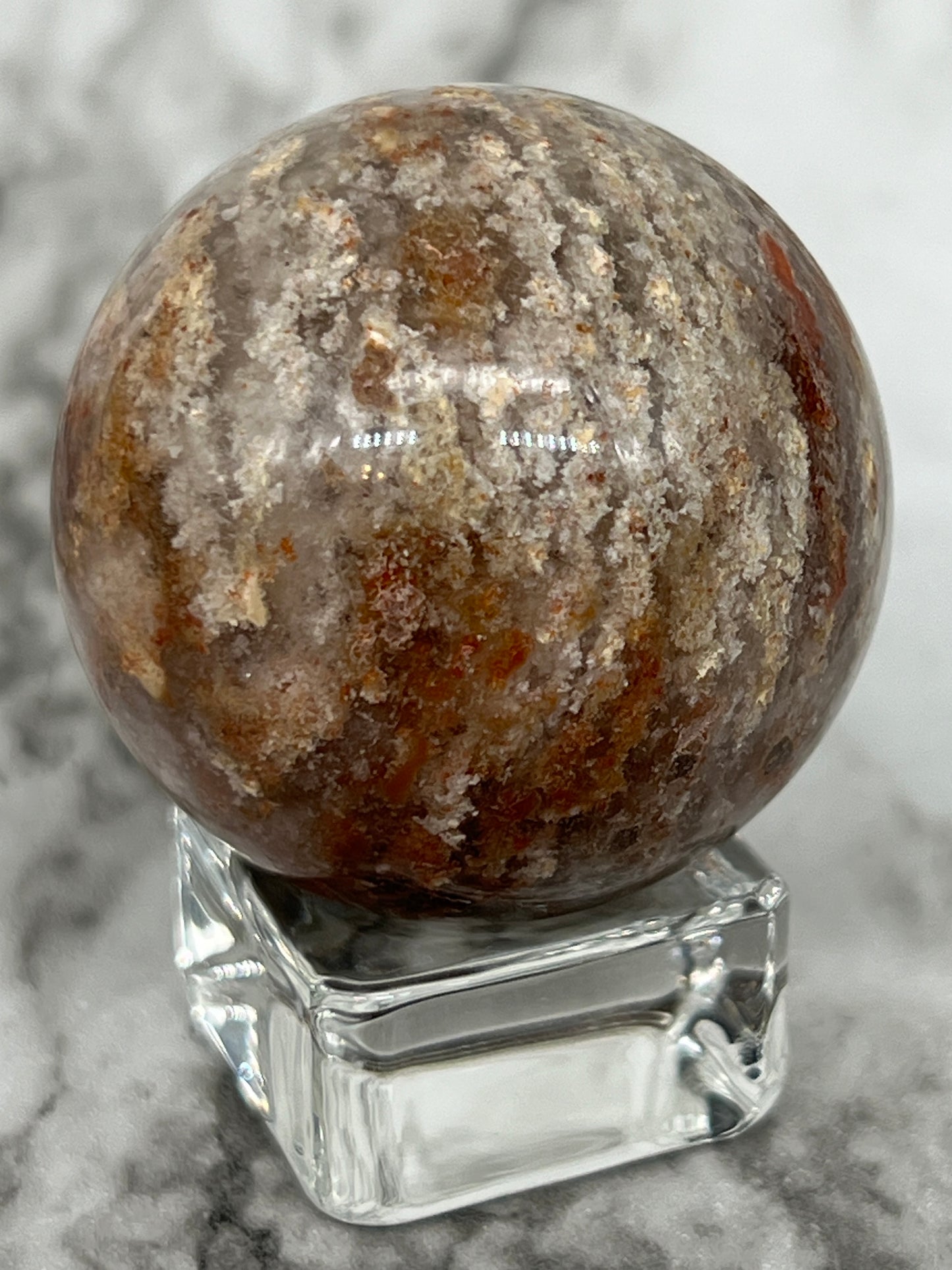 Thousand Layer Garden Quartz Sphere