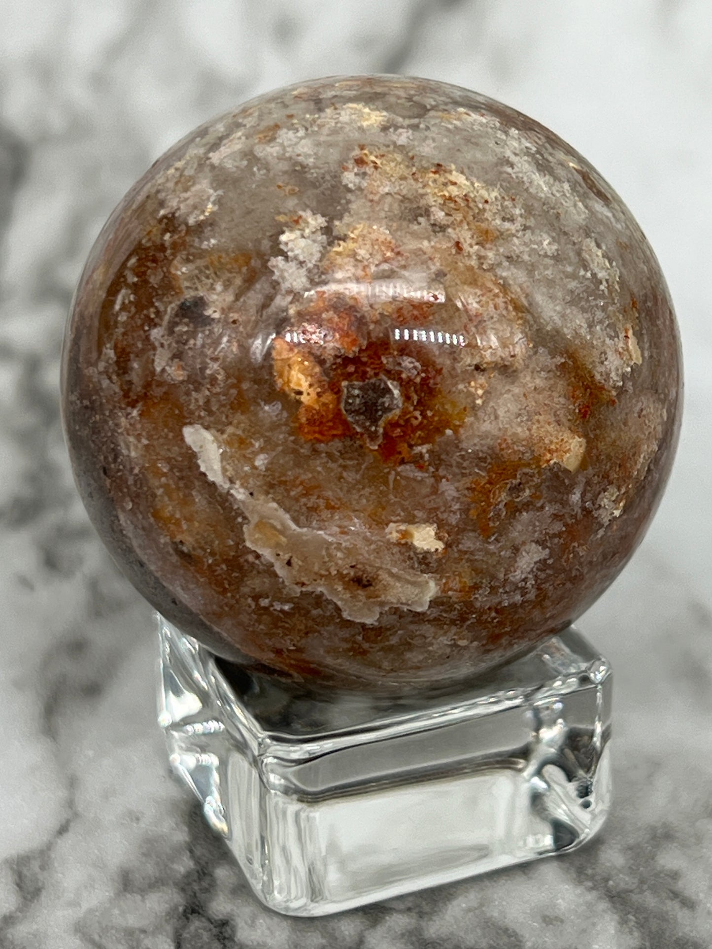 Thousand Layer Garden Quartz Sphere