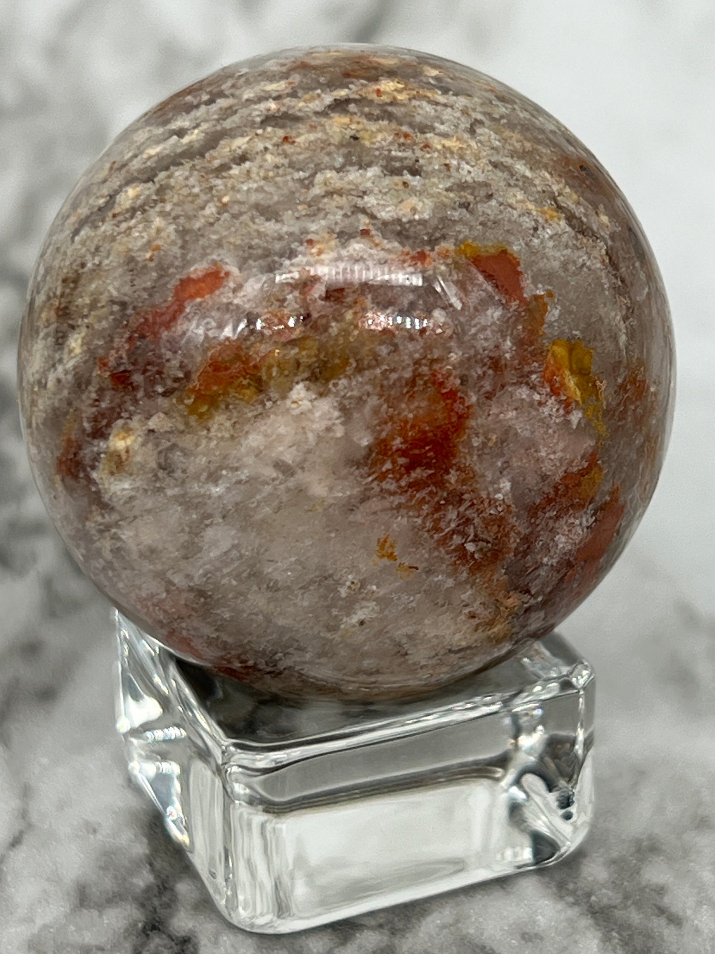 Thousand Layer Garden Quartz Sphere