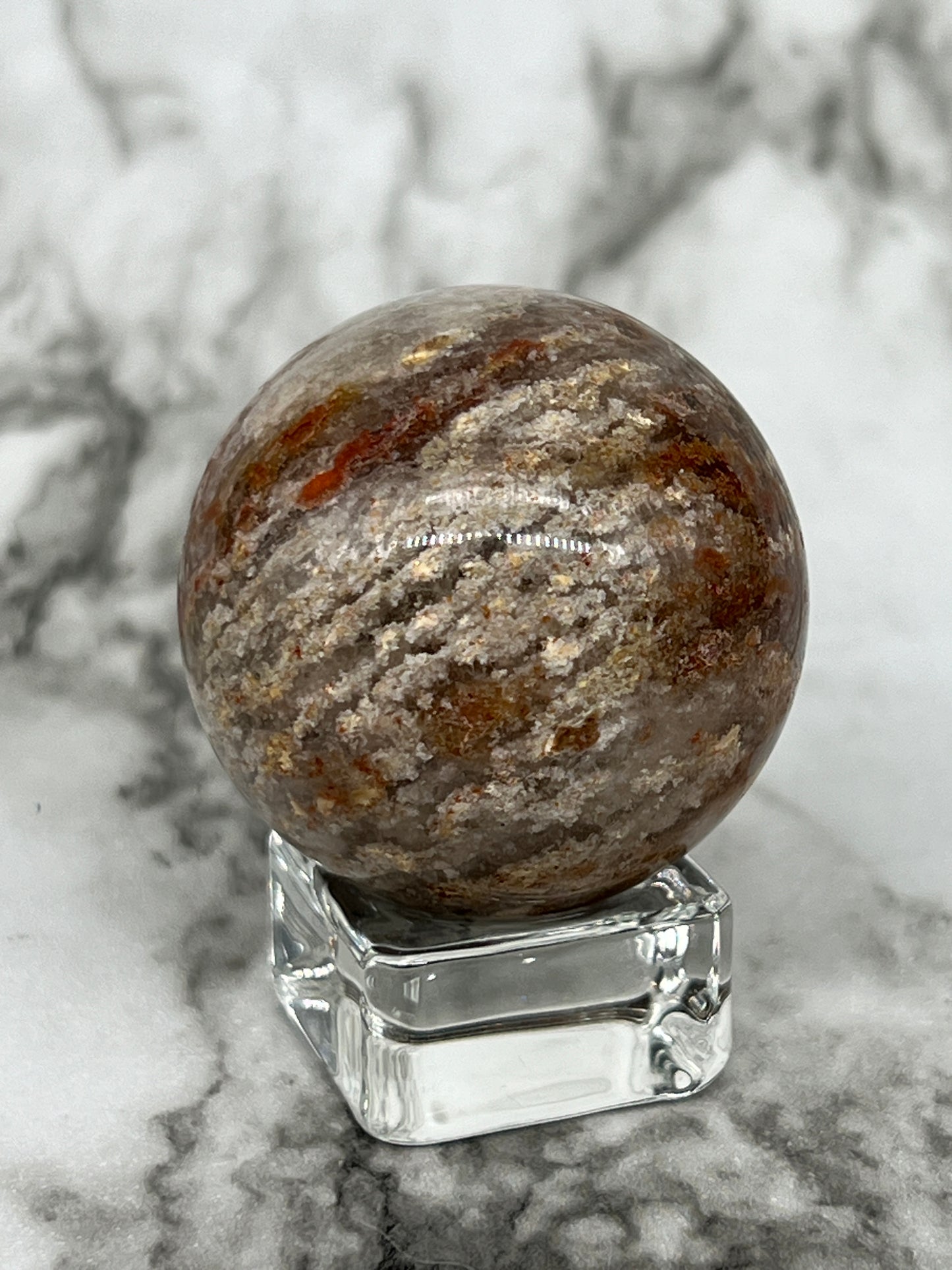 Thousand Layer Garden Quartz Sphere