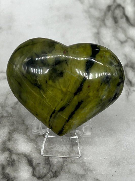 Rutile Serpentine Heart